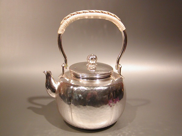 楽天市場】【茶器/茶道具 銀瓶（銀びん・銀ビン）/湯沸かし