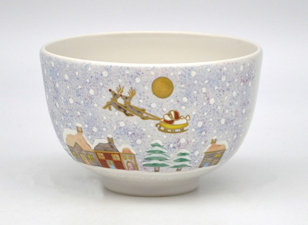 楽天市場】茶道具・茶器 抹茶茶碗、平茶碗 夕顔絵、京都 山岡 善