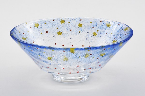 b123【新品・未使用】平茶碗 義山 三日月 超耐熱 山岡善高 紙箱　硝子ガラス 楽天市場】ガラス 抹茶碗 平茶碗 義山 三日月 超耐熱ガラス製