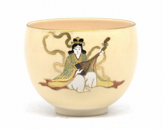 楽天市場】茶道具 抹茶茶碗色絵 麻葉文京都 通次阿山作 : 佐藤大観堂