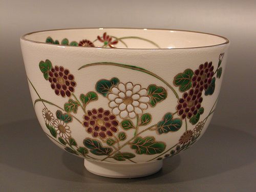 楽天市場】茶道具 抹茶茶碗色絵 宝尽しに子杉田祥平 清閑寺窯 : 佐藤大観堂