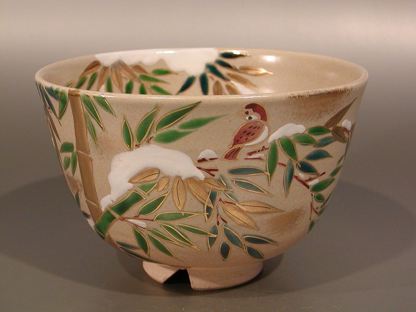 楽天市場】茶道具 抹茶茶碗乾山 吹寄-G壱休窯 窪田常之作 : 佐藤大観堂