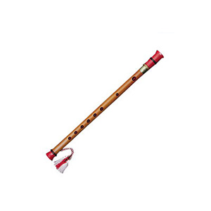 篠笛 明笛 6穴 日本文化 30号 飾り房、竹紙付 高品質 和楽器 習い事
