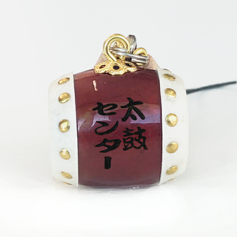 楽天市場】【メール便対応】【ストラップ】木製 鼓(つづみ)ストラップ