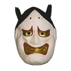 楽天市場】【民芸品お面】般若 お面 般若お面 白色塗装 ※個包装なし