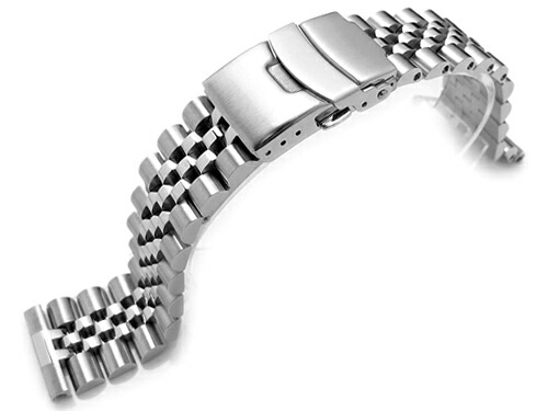 楽天市場】22mm メタル時計バンド ステンレススチール オイスター