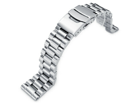 楽天市場】20mm メタル時計バンド ステンレススチール ヘクサッド