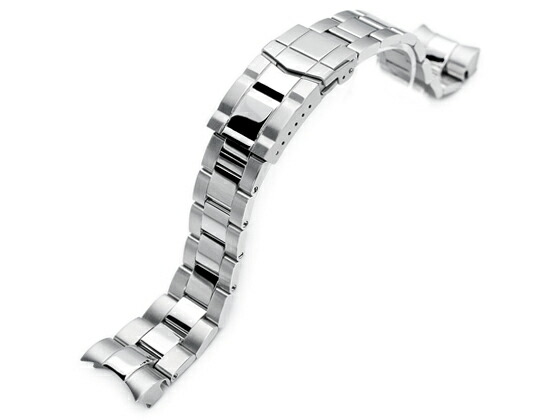 楽天市場】22mm メタル時計バンド ステンレススチール オイスター