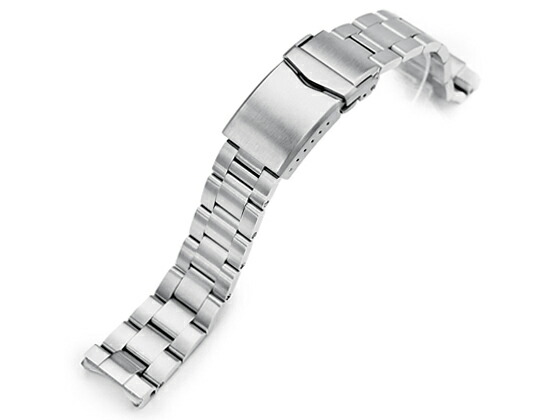 楽天市場】20mm メタル時計バンド ステンレススチール オイスター