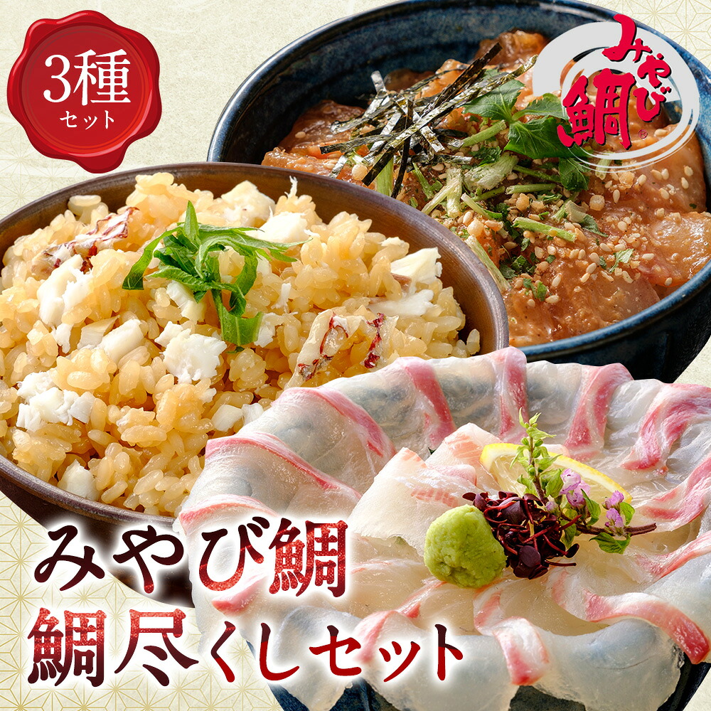 LINE限定 みやび鯛「鯛尽くしセット」天草産 鯛めし ごま茶漬け お刺身 海鮮 冷凍 ギフト 贈り物 真鯛 小分け 食べきり 豪華セット 食べ比べ 海鮮グルメ ご褒美 簡単 魚介 6,440円
