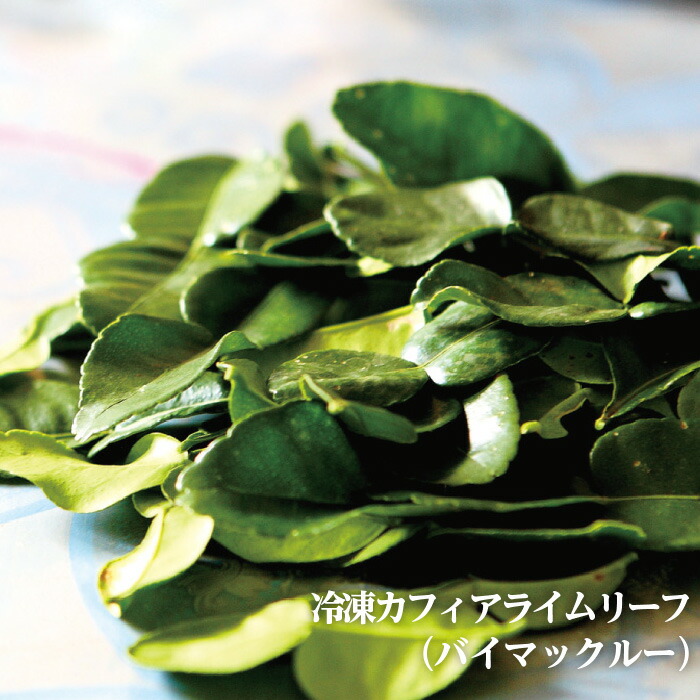 冷凍 カフィアライムリーフ 250g こぶみかん バイマックルート カフィア バイマックル 冷凍食品 ライム ハーブ スパイス