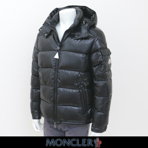MONCLER(モンクレール) フード付ダウンブルゾン ブラック MAYA(マヤ)
