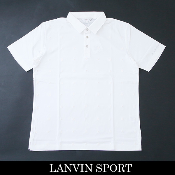 69％以上節約 LANVIN SPORT ランバン スポール 半袖ポロシャツホワイト