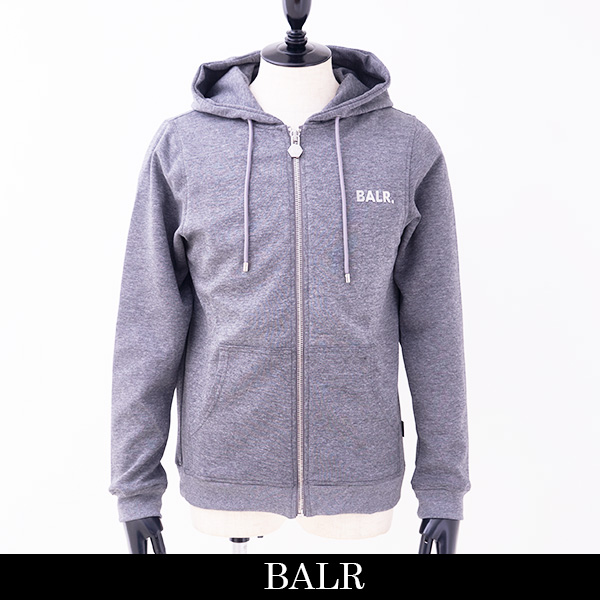 Balr ボーラー メンズ御召し ジップアップパーカーグレーb1267 1001q Series Straight Zip Thru Hoodie Scotlynranch Com