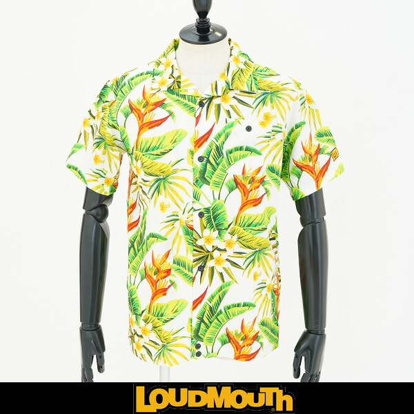 LOUDMOUTH(ラウドマウス) ストレッチサッカー素材 半袖シャツ カウアイ 763 608