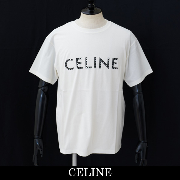 楽天市場】CELINE(セリーヌ)ラインストーン ルーズTシャツブラック