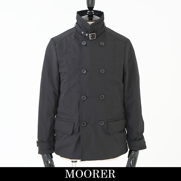 MOORER(ムーレー) ムーレー ナブッコ ダブルブレスト ジャケット ブラック NABUCCO-KM