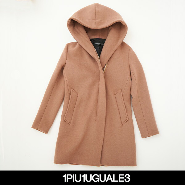 1PIU1UGUALE3(ウノピゥウノウグァーレトレ) レディースコート LADIES' WRAP COAT ベージュ MSC014 WNY035