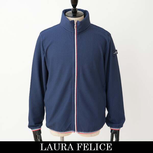 LauraFelice(ラウラ・フェリーチェ) ジャンバー ブルゾン ネイビー 144 6001 27