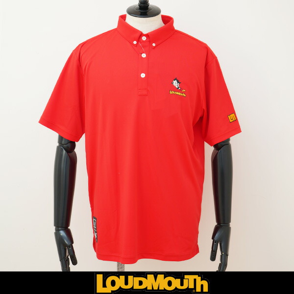 LOUDMOUTH(ラウドマウス) 半袖ポロシャツ レッド 764 610