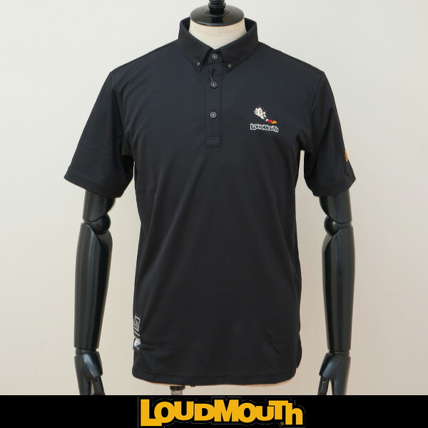 LOUDMOUTH(ラウドマウス) 半袖ポロシャツ ブラック 764 610