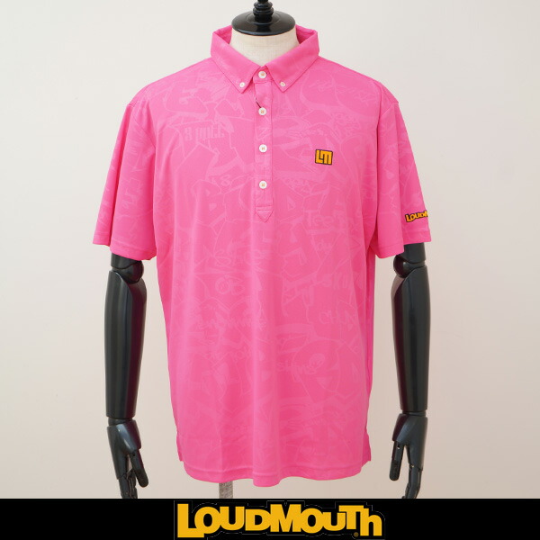 LOUDMOUTH(ラウドマウス)半袖スポーツシャツサクラ色764 600