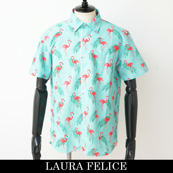 LauraFelice(ラウラ・フェリーチェ) 半袖シャツ グリーン系 144 3502 52 20,720円