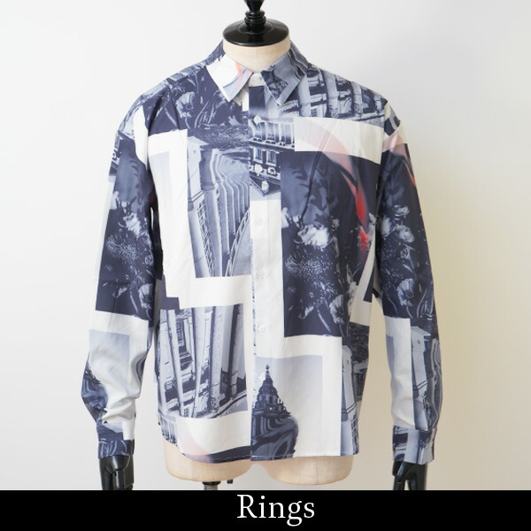 Rings(リングス) オーバーサイズカジュアルシャツ ホワイト系 134707