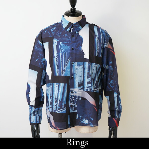 Rings(リングス) オーバーサイズカジュアルシャツ ブラック系 134707