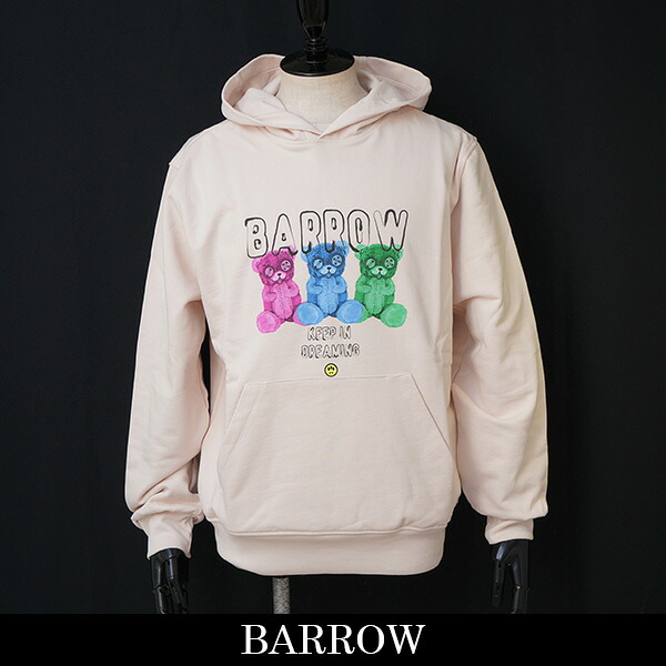 BARROW(バロー)パーカーベージュF4BWUAHS041 BW009