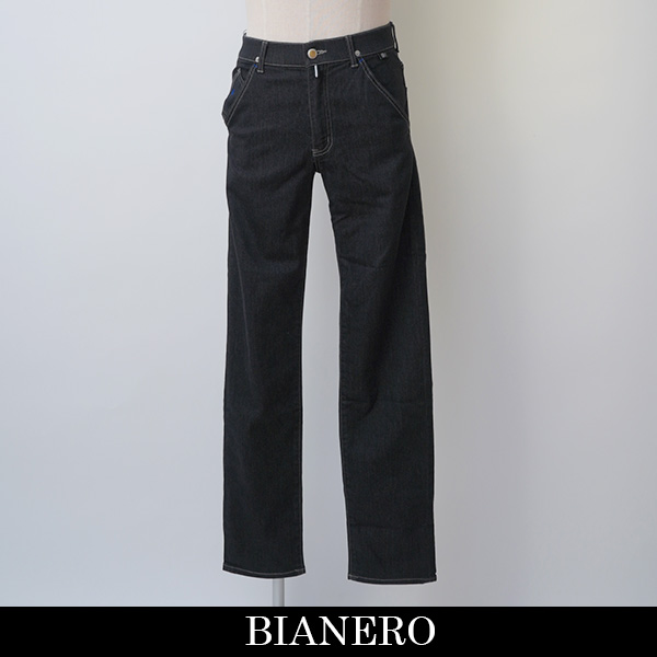 BIANERO(ビアネロ)ストレッチカジュアルパンツブラック243 2072｜インポートshop ＴＡＩＳＥＩＤＯ