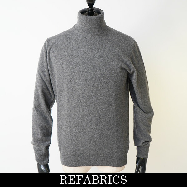 REFABRICS (リファブリックス)タートルネックセーターグレー261 2421503