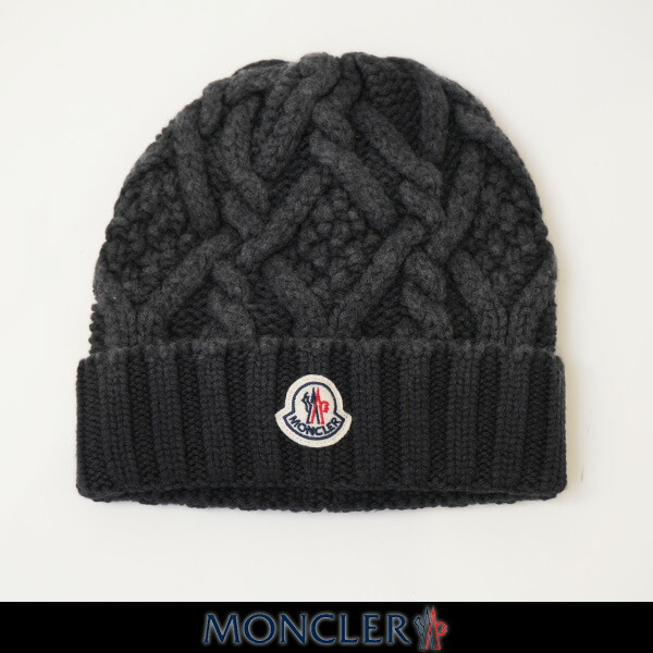 楽天市場】MONCLER モンクレール ニットキャップ 3B100-00-09974
