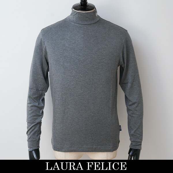 LauraFelice(ラウラフェリーチェ) ハイネックロングTシャツ グレー 100 5102 14 10,950円