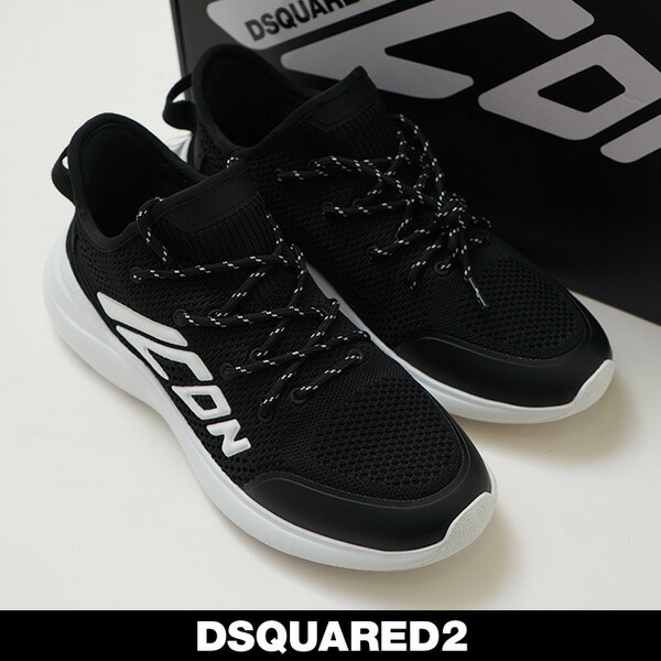 DSQUARED2【Ceresio スリッポン スライド☆ブラック】関税送料込 楽天市場】ディースクエアード DSQUARED2 メンズ スニーカー