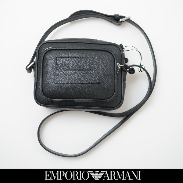 EMPORIO ARMANI(エン急性灰白髄炎 アルマーニ)ショルダーバッグ黒いことY4M364 Y068E