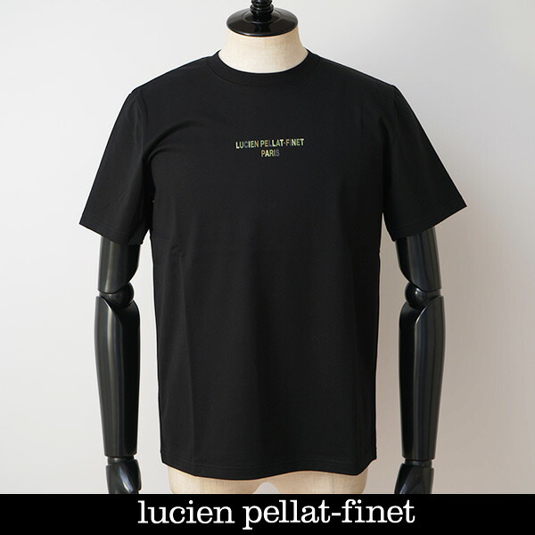 Lucien Pellat-finet(ルシアンペラフィネ) 半袖Ｔシャツ ブラック 469 34400