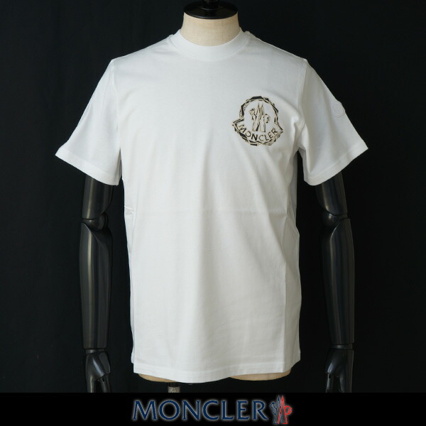 楽天市場】MONCLER(モンクレール)半袖TシャツホワイトK1 091 楽天市場】MONCLER(モンクレール)半袖TシャツホワイトK1 091