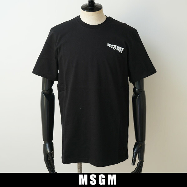 MSGM(エムエスジーエム) 半袖Tシャツ ブラック 3840MM104