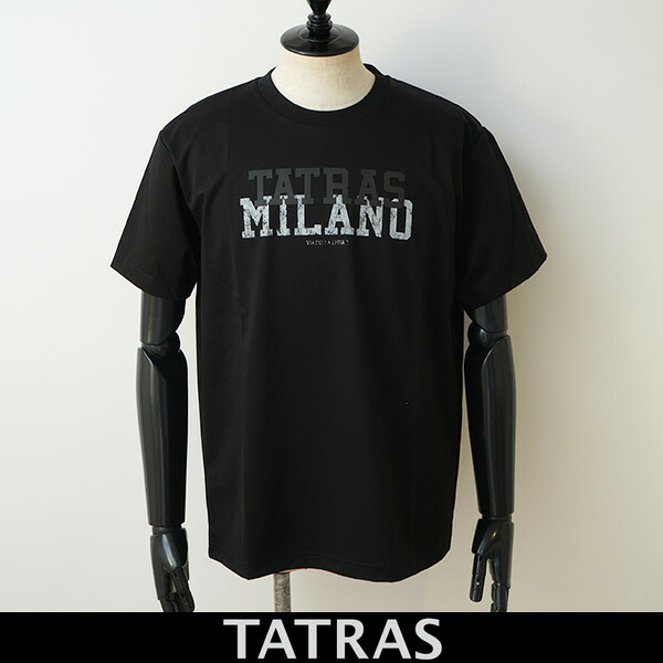 TATRAS(タトラス) 半袖Tシャツ INIGO(イニゴ) ブラック MTKE25S8036-M