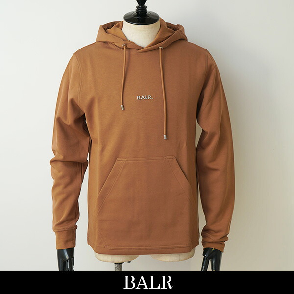 BALR(ボーラー)パーカー黄土色B1261 1113Q- series Straight Classic Hoodie｜インポートshop ＴＡＩＳＥＩＤＯ