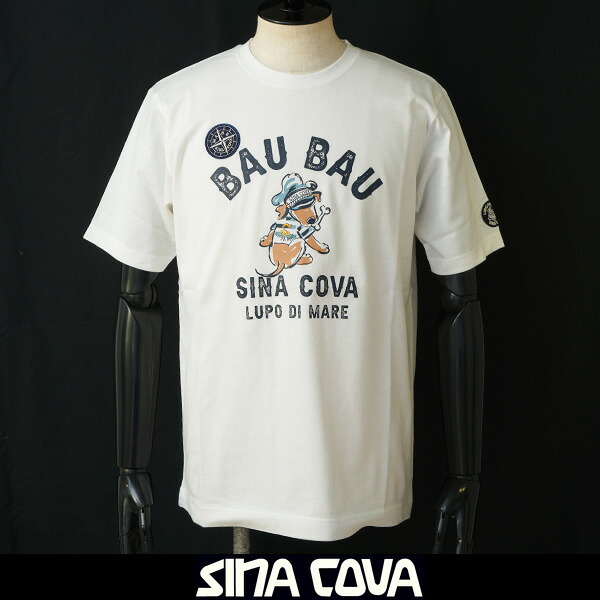 SINA COVA(シナコバ) 半袖Tシャツ ホワイト 25120550 100