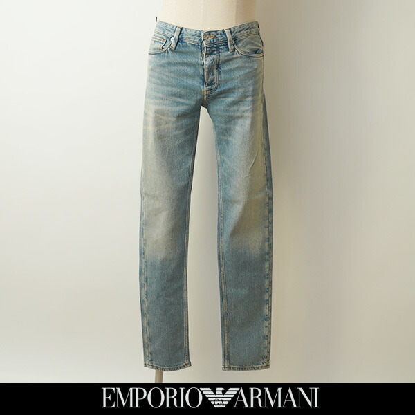 EMPORIO ARMANI(エンポリオアルマーニ) ストレッチジーンズ ストレッチデニム ブリーチ EM000668 AF15099