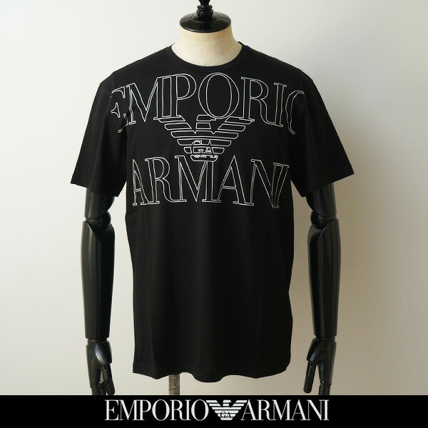 EMPORIO ARMANI（エンポリオ アルマーニ） 半袖Tシャツ ブラック EM000574 AF12326