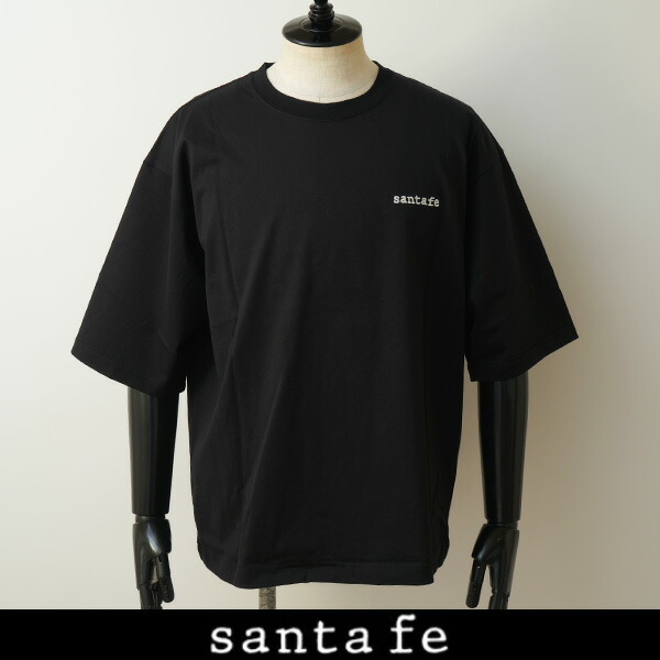 SANTAFE(サンタフェ)半袖ティーシャツ黒いこと0230 251 83827