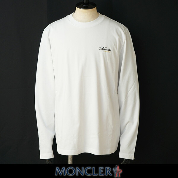 楽天市場】MONCLER モンクレール ネームロゴ プリント 長袖Tシャツ