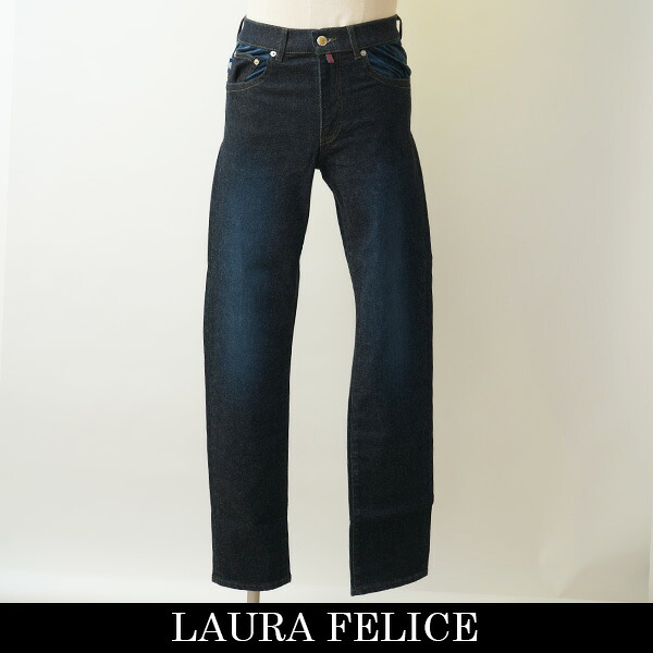 LauraFelice(ラウラフェリーチェ) ストレッチデニム ネイビー 145 2003 26