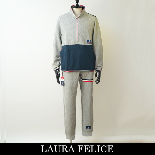 LauraFelice(ラウラ・フェリーチェ)セットアップ薄墨色145 6002/145 6501