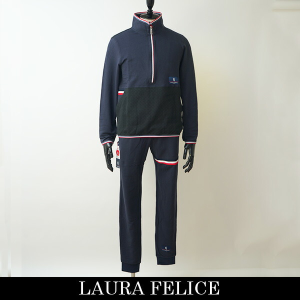 LauraFelice(ラウラ・フェリーチェ)セットアップネイビー145 6002/145 6501
