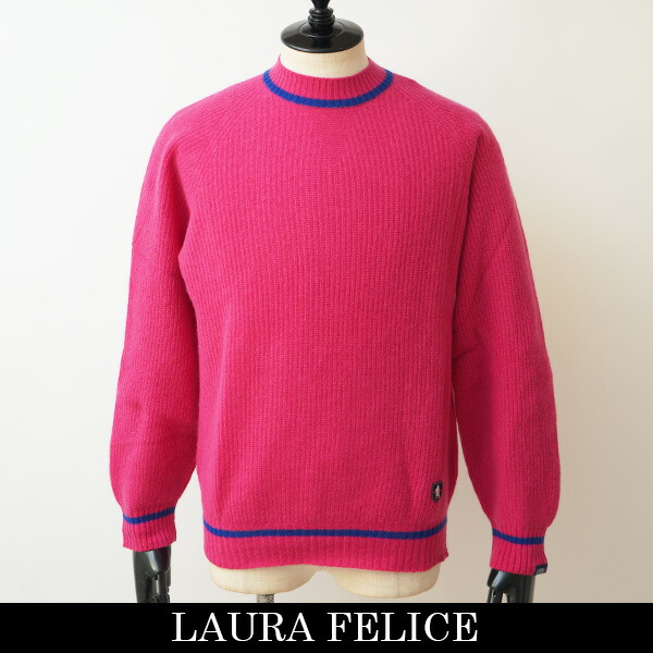 LauraFelice (ラウラ・フェリーチェ)カシミアセーターピンク145 7006